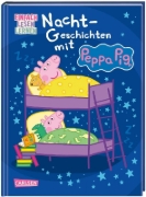 Buchcover und Innenansicht für das Buch: Peppa Wutz: Nacht-Geschichten mit Peppa Pig