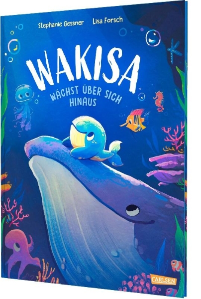 Buchcover und Innenansicht für das Buch: Wakisa wächst über sich hinaus