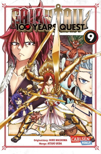 Buchcover und Innenansicht für das Buch: Fairy Tail: 100 Years Quest