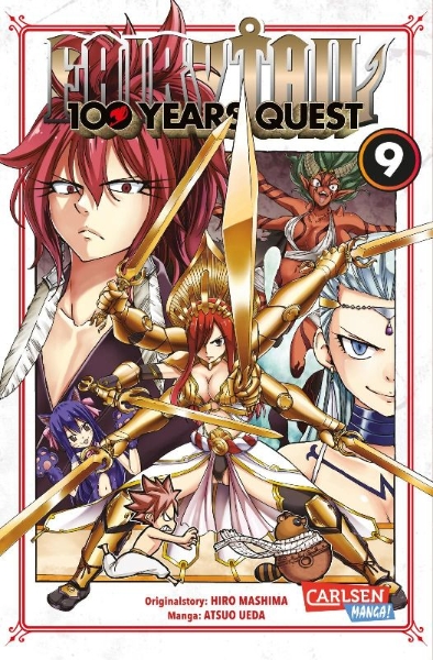 Buchcover und Innenansicht für das Buch: Fairy Tail: 100 Years Quest