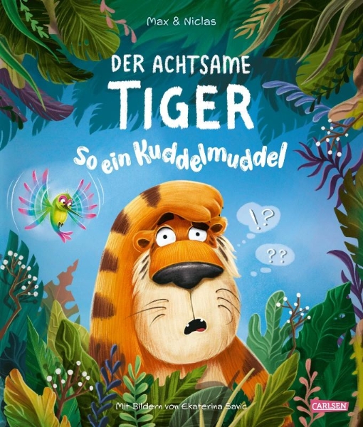 Buchcover und Innenansicht für das Buch: Der achtsame Tiger 2: So ein Kuddelmuddel