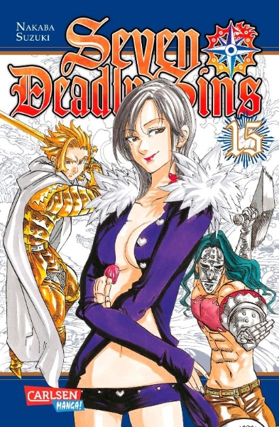 Buchcover und Innenansicht für das Buch: Nanatsu no Taizai
