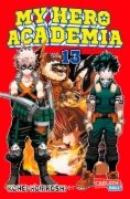 Buchcover und Innenansicht für das Buch: Boku no Hero Academia