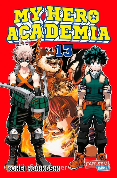 Buchcover und Innenansicht für das Buch: Boku no Hero Academia