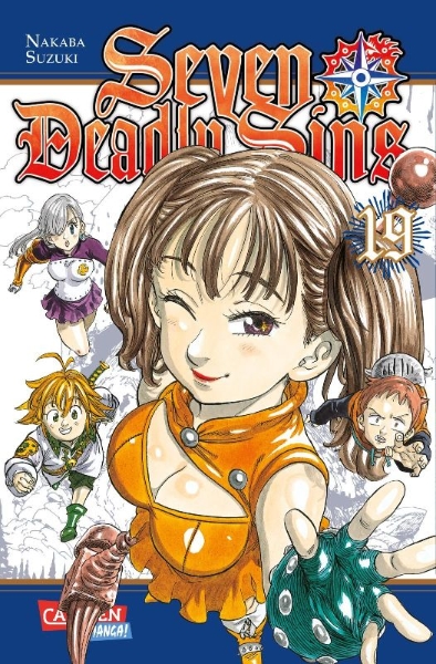 Buchcover und Innenansicht für das Buch: Nanatsu no Taizai