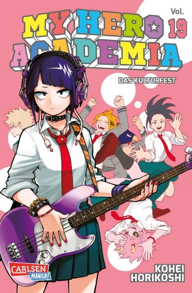 Buchcover und Innenansicht für das Buch: Boku no Hero Academia