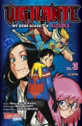 Buchcover und Innenansicht für das Buch: Vigilante: Boku no Hero Academia Illegals