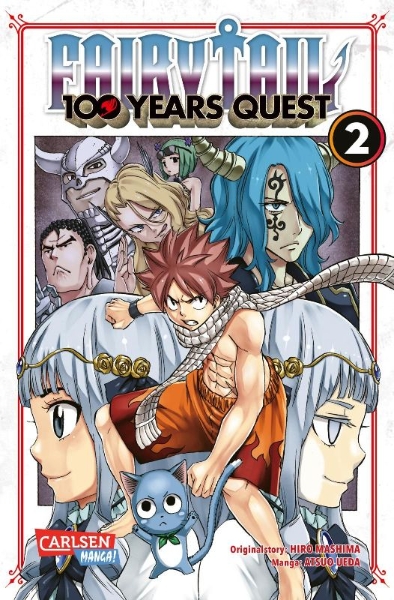 Buchcover und Innenansicht für das Buch: Fairy Tail: 100 Years Quest