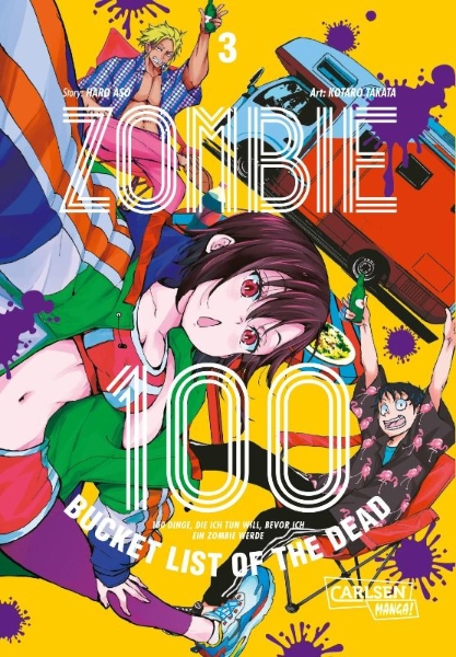 Buchcover und Innenansicht für das Buch: Zombie ni Naru Made ni Shitai 100 no Koto