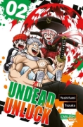 Buchcover und Innenansicht für das Buch: Undead Unluck