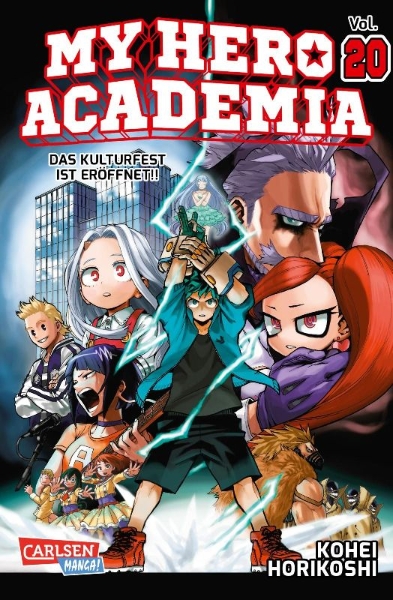 Buchcover und Innenansicht für das Buch: Boku no Hero Academia