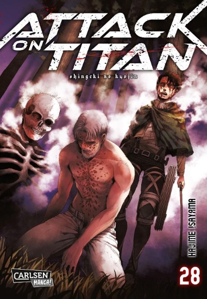 Buchcover und Innenansicht für das Buch: Shingeki no Kyojin