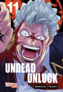 Buchcover und Innenansicht für das Buch: Undead Unluck
