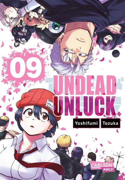 Buchcover und Innenansicht für das Buch: Undead Unluck