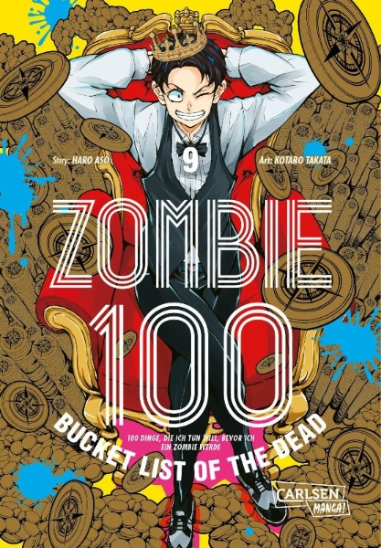 Buchcover und Innenansicht für das Buch: Zombie ni Naru Made ni Shitai 100 no Koto