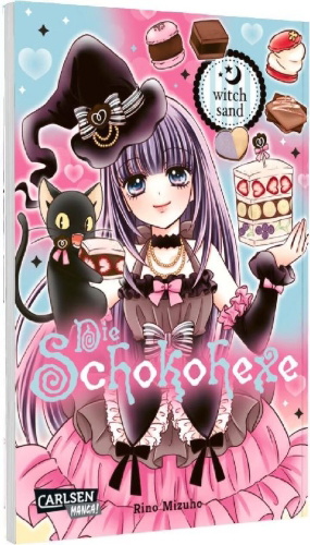 Buchcover und Innenansicht für das Buch: Chocolat no Maho - witch sand