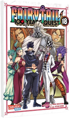 Buchcover und Innenansicht für das Buch: Fairy Tail: 100 Years Quest