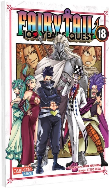 Buchcover und Innenansicht für das Buch: Fairy Tail: 100 Years Quest