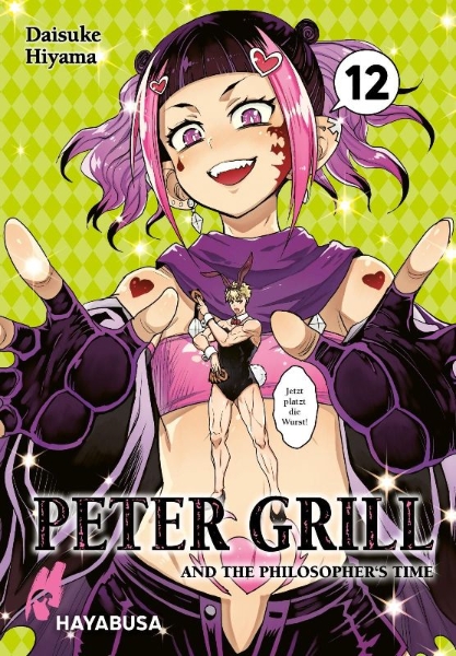 Buchcover und Innenansicht für das Buch: Peter Grill to Kenja no Jikan