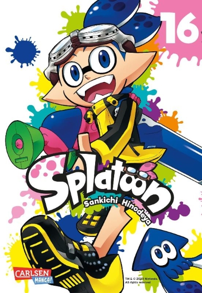 Buchcover und Innenansicht für das Buch: Splatoon