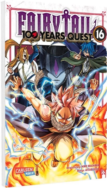 Buchcover und Innenansicht für das Buch: Fairy Tail: 100 Years Quest