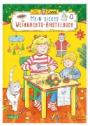 Buchcover und Innenansicht für das Buch: Conni Gelbe Reihe (Beschäftigungsbuch): Mein dickes Weihnachts-Bastelbuch