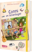 Buchcover und Innenansicht für das Buch: Abenteuerspaß mit Conni 1: Conni im Ferienlager