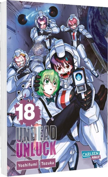 Buchcover und Innenansicht für das Buch: Undead Unluck