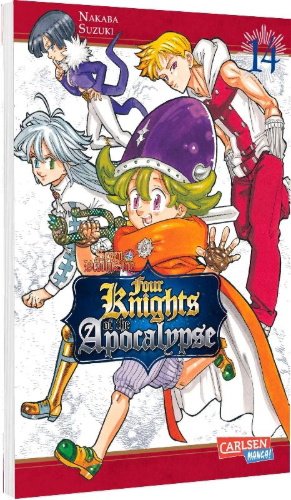 Buchcover und Innenansicht für das Buch: Mokushiroku no yonkishi