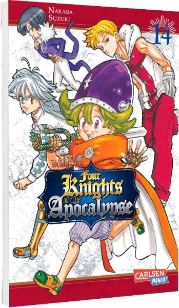 Buchcover und Innenansicht für das Buch: Mokushiroku no yonkishi