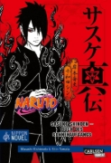 Buchcover und Innenansicht für das Buch: Naruto Sasuke Shinden - Buch des Sonnenaufgangs (Nippon Novel)