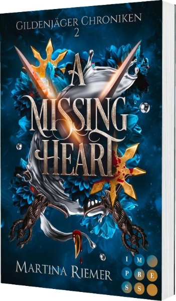 Buchcover und Innenansicht für das Buch: A Missing Heart (Gildenjäger Chroniken 2)
