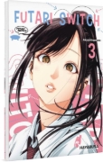 Buchcover und Innenansicht für das Buch: Futari Switch