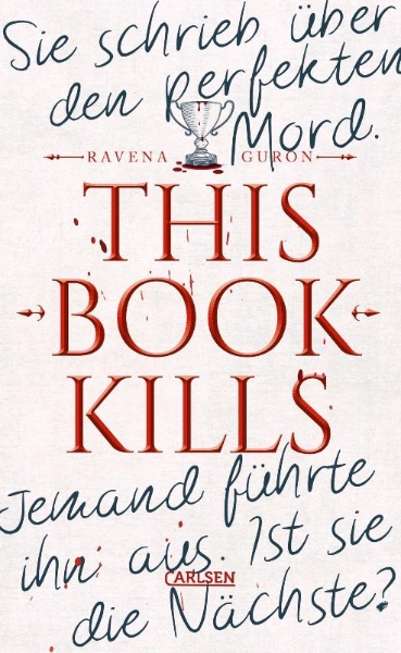 Buchcover und Innenansicht für das Buch: This Book Kills