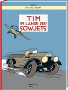 Buchcover und Innenansicht für das Buch: Tim und Struppi: Tim im Lande der Sowjets - farbige Ausgabe