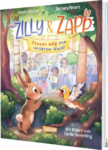 Buchcover und Innenansicht für das Buch: Zilly und Zapp