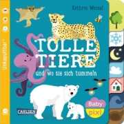 Buchcover und Innenansicht für das Buch: Baby Pixi (unkaputtbar) 114: Tolle Tiere