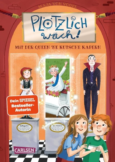 Buchcover und Innenansicht für das Buch: Plötzlich wach! 1: Mit der Queen ne Kutsche kapern
