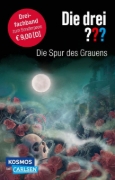 Buchcover und Innenansicht für das Buch: Die drei ???: Die Spur des Grauens. Dreifachband (Enthält die Bände: Im Haus des Henkers, Die Villa der Toten, Die flüsternden Puppen)