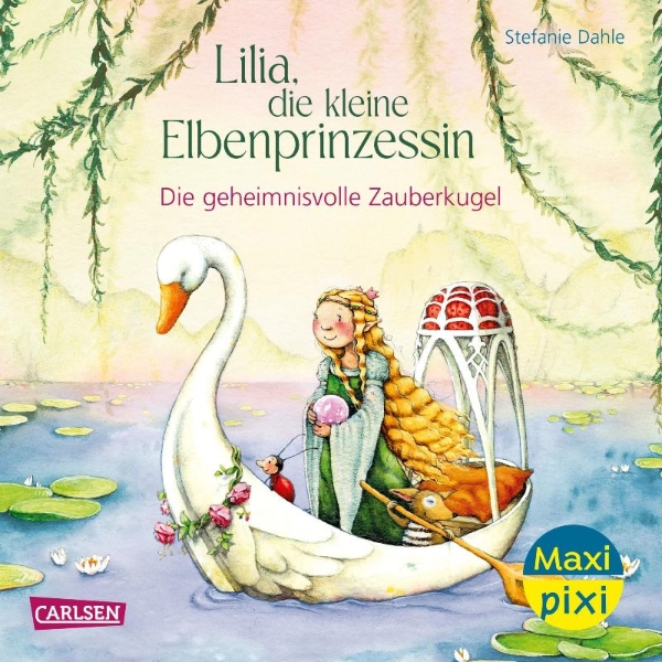 Buchcover und Innenansicht für das Buch: Maxi Pixi 478: Lilia, die kleine Elbenprinzessin: Die geheimnisvolle Zauberkugel