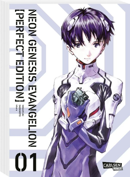 Buchcover und Innenansicht für das Buch: Aizouban Neon Genesis Evangelion
