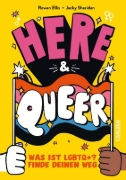 Buchcover und Innenansicht für das Buch: Here&Queer