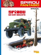 Buchcover und Innenansicht für das Buch: Spirou chez les Soviets