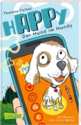 Buchcover und Innenansicht für das Buch: hAPPy - Der Hund im Handy