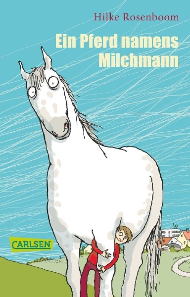Buchcover und Innenansicht für das Buch: Ein Pferd namens Milchmann