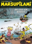Buchcover und Innenansicht für das Buch: Marsupilami 7 - L'or de Boavista
