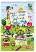 Buchcover und Innenansicht für das Buch: Rätselspaß Grundschule: Mein dicker Spaß- und Rätselblock