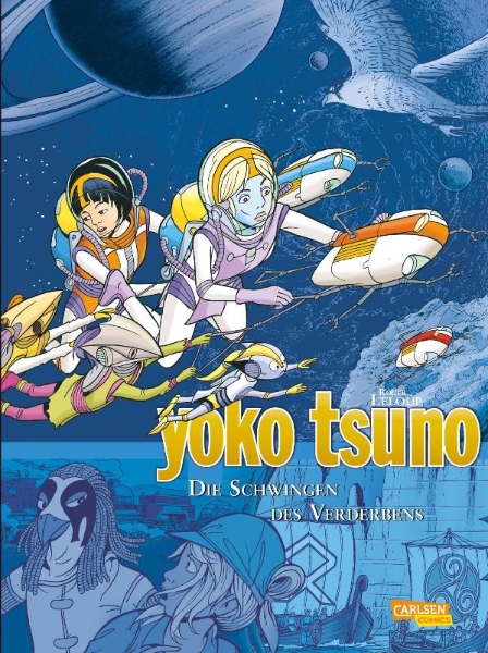 Buchcover und Innenansicht für das Buch: Yoko Tsuno Sammelbände 10: Die Schwingen des Verderbens