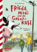 Buchcover und Innenansicht für das Buch: Frieda, Nikki und die Grenzkuh