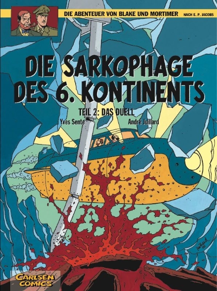 Buchcover und Innenansicht für das Buch: LES SARCOPHAGES DU 6E CONTINENT - TOME 2